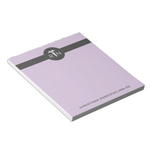 Minimalist Elegant RN examinierte Pflegefachkraft Notizblock