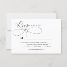 Minimalist Elegant Script Calligraphy Wedding