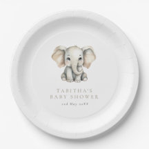 Minimalist Elephant Little Peanut Baby Shower