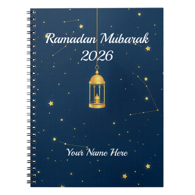 Minimalist Galaxy Lantern Notizblock (Vorderseite)