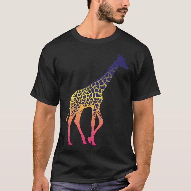 Minimalist Giraffe Classic T-Shirt (Vorderseite)