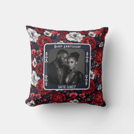 Minimalist Golden Anniversary Throw Pillow Kissen