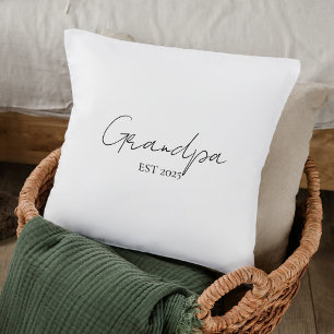 Minimalist Grandpa EST 2025   Neu  Kissen