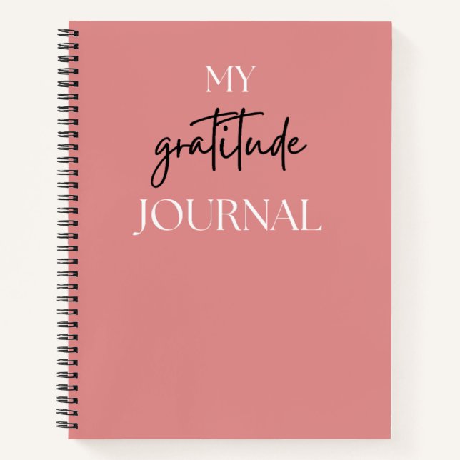 Minimalist Gratitude Journal | Daily Mindfulness & Notizbuch (Vorderseite)