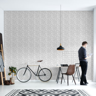 Minimalist Gray Geometric   Tapete