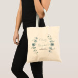 Minimalist Greenery Bridesmaid Tote Bag Tragetasche<br><div class="desc">This minimalist greenery bridesmaid tote bag is the perfect wedding gift to present your bridesmaids and maid of honor for a rustic wedding. Das Design Feys light green hand-painted beautiful leaves.</div>