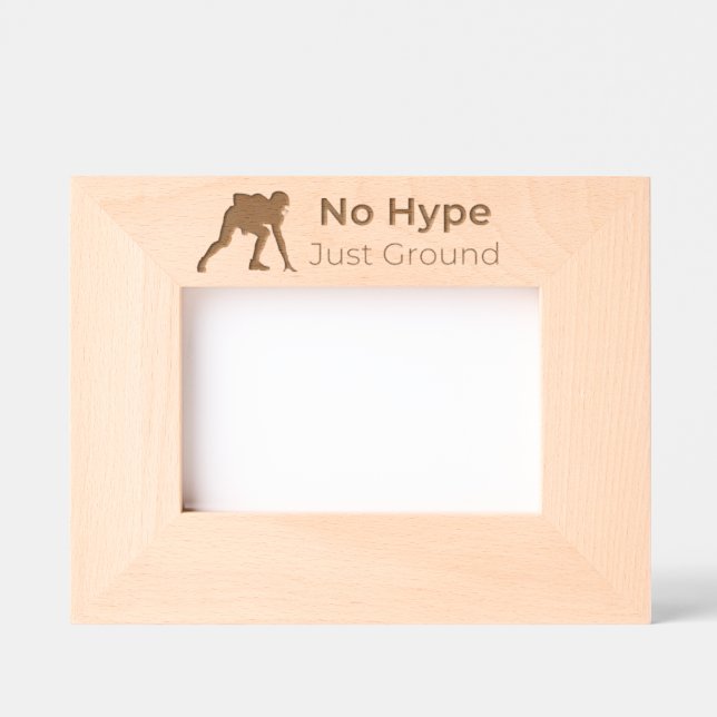 Minimalist Grounded Mindset Picture Frame Geätzte Rahmen (Vorderseite)