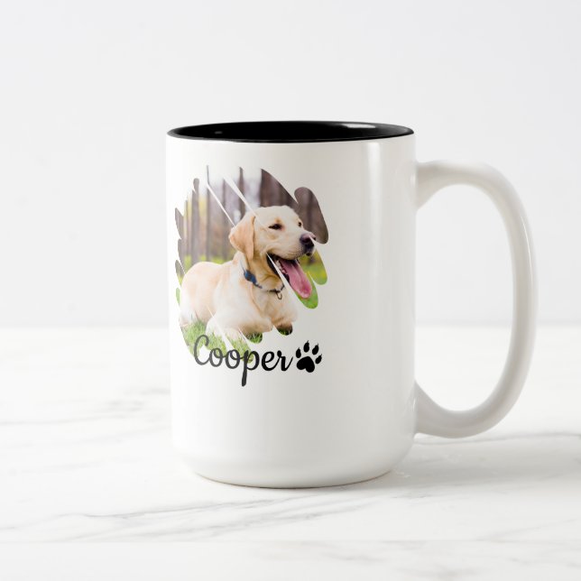 Minimalist Grunge Coffee Mug – Modern Cool Design (Droit)