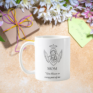 Minimalist Hand Drawn Mother`s Day Quote Coffee Kaffeetasse