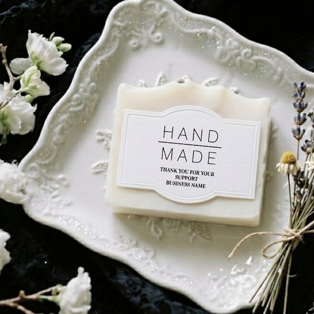 Minimalist Handmade Stempel Stützrädchen TMF26 (Minimalist Handmade Business Support Quote Typography Personalized Rubber Stamp.)