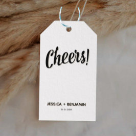 Minimalist Handwritten Typography & Elegant Modern Geschenkanhänger