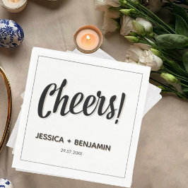 Minimalist Handwritten Typography & Elegant Modern Serviette