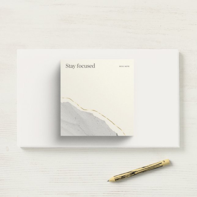 Minimalist Inspirational Post-It Notes | Modern Of Post-it Klebezettel (Auf Schreibtisch)