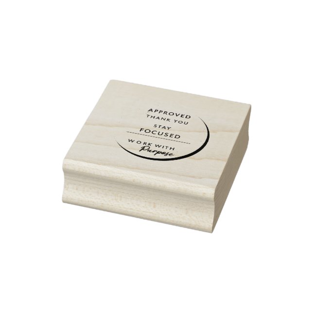Minimalist Inspirational Stamp | Modern Office & H Gummistempel (Stempel)