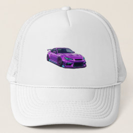 Minimalist JDM Sports Car Icon Embroidered Style  Truckerkappe