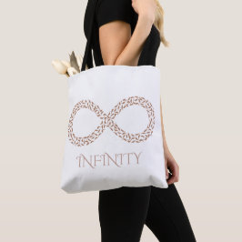 Minimalist Leaf Infinity Symbol  Tasche