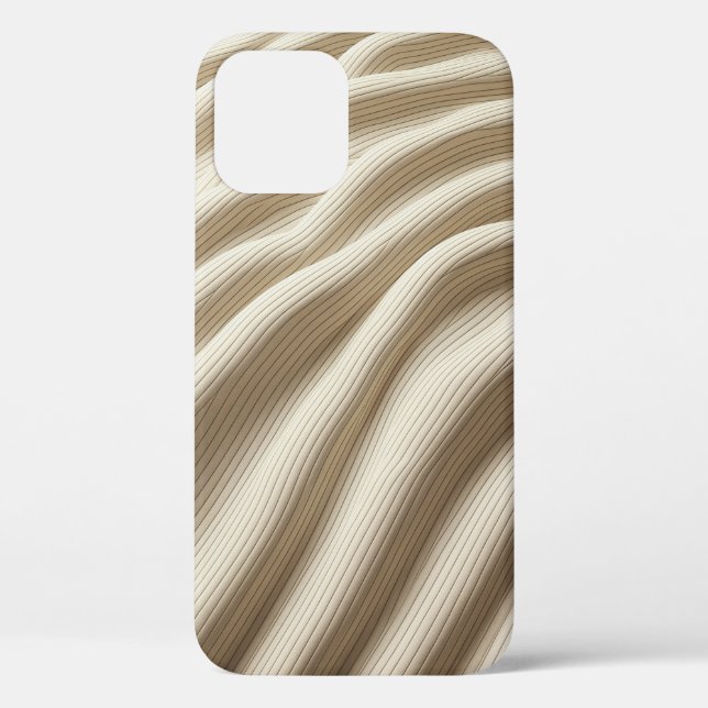 Minimalist Liquid Wave Abstract Phone Case - Ether (Rückseite)