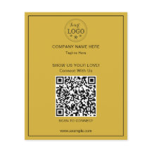 Minimalist Logo and QR Code Business Marketing