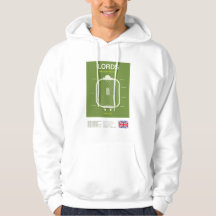 Minimalist Lords Cricket Ground Line Print T-Shirt