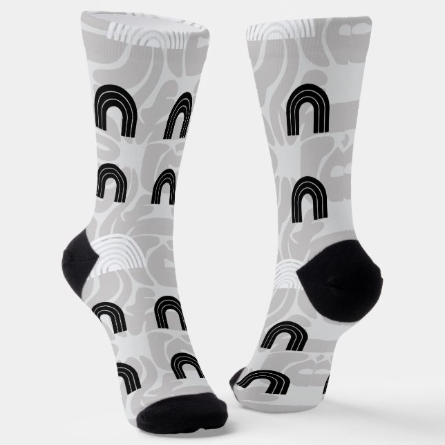 Minimalist Mixed Boho Arches Socken (Gewinkelt)