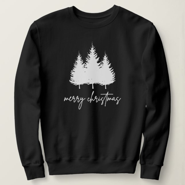 Minimalist Modern Christmas Sweatshirt (Design vorne)