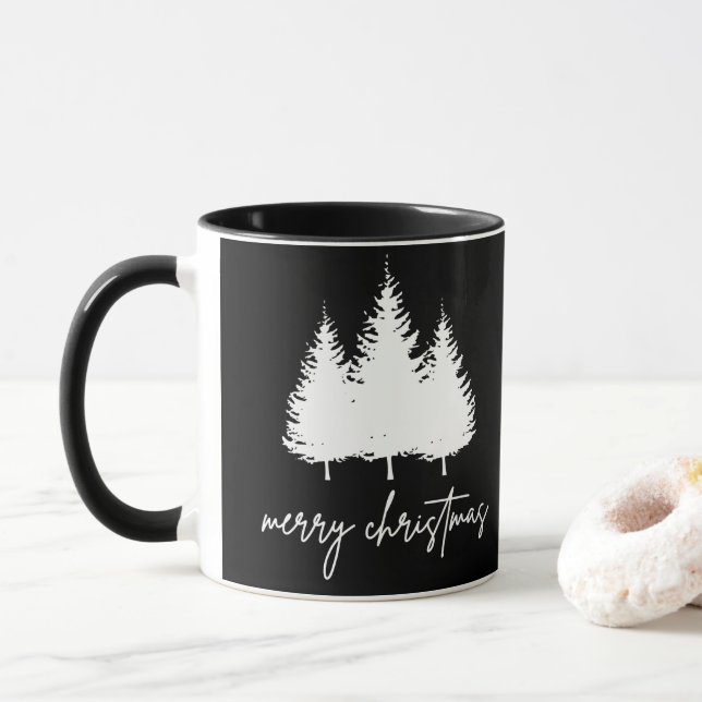 Minimalist Modern Christmas Tasse (Mit Donut)