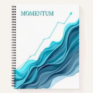 Minimalist Momentum Saubere Grafik & Typografie Notizbuch