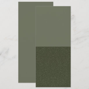 Minimalist Moosgrün Zwei-Zonen Einladung – Anpasse