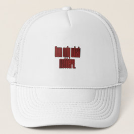 Minimalist Motivational Quote Baseball Cap — Moder Truckerkappe