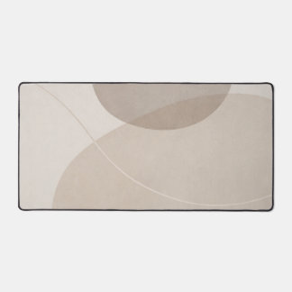 Minimalist Neutral Beige Schreibtischunterlage