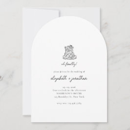 Minimalist Oh Finally Script Hochzeit Einladung