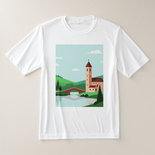 Minimalist pastoral landscape T-Shirt (Ablage )