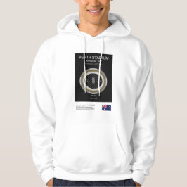 Minimalist Perth Cricket Ground Line Print T-Shirt Hoodie