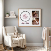 Minimalist Pink 1. Muttertag Individuelles Erinner