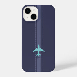 Minimalist plane themed iPhone 14 hülle