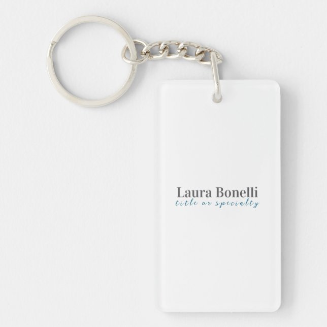 Minimalist Professional Modern Plain Name Title (Devant)