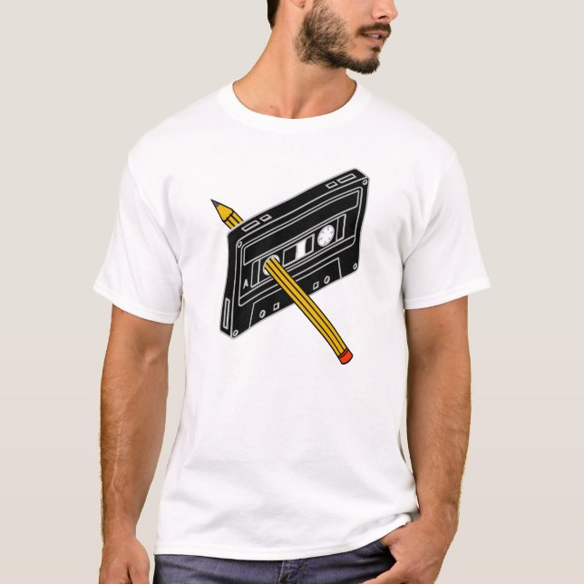 Minimalist Retro rewind T-Shirt (Vorderseite)