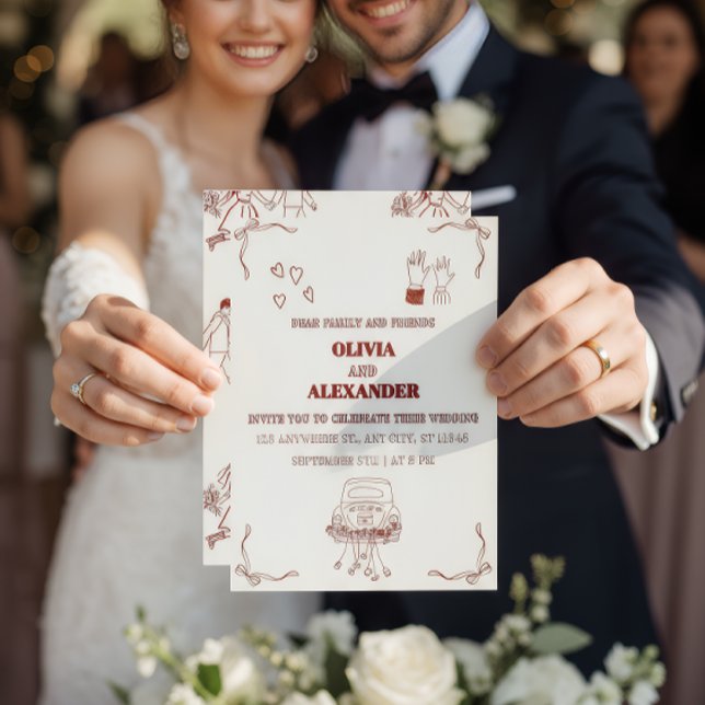 Minimalist Romantic Wedding Invitation (Créateur téléchargé)
