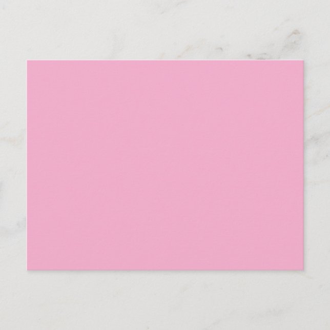 Minimalist Rosa Elegante Verlobung Gratulation Postkarte (Vorderseite)
