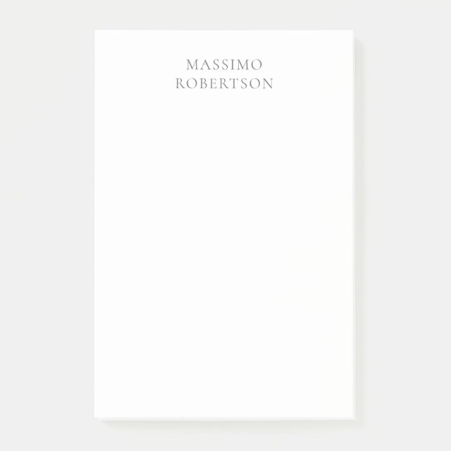 Minimalist Schlicht Modern  Post-it Klebezettel (Vorderseite)