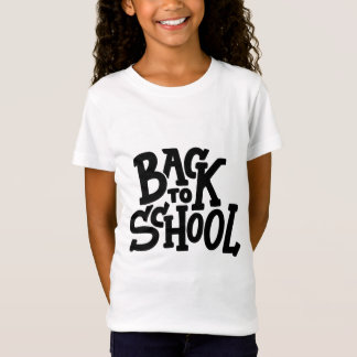 Minimalist schwarze typografische Schrift zum Zurü T-Shirt