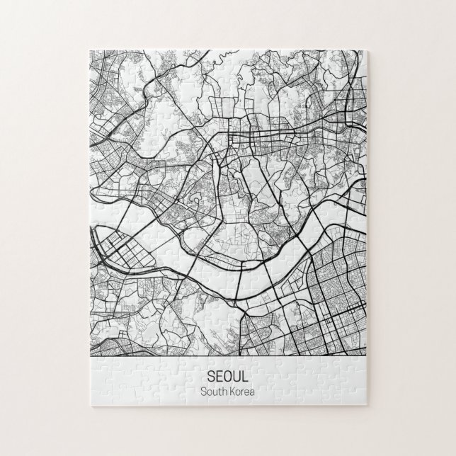 Minimalist Seoul South Korea (Vertikal)