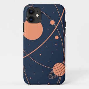 Minimalist Space Orbit iPhone 11 Hülle