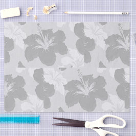 Minimalist Summer Hibiscus Seidenpapier