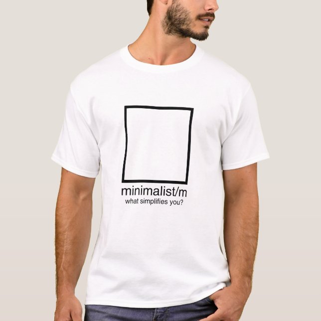 Minimalist T-Shirt (Vorderseite)