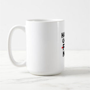 Minimalist T-Shirt Design with "Haters Gonna Fake Kaffeetasse