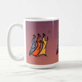 Minimalist Three Wise Men Kaffeetasse