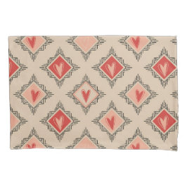 Minimalist Tribal Heart Dusty Rose design  Kissenbezug