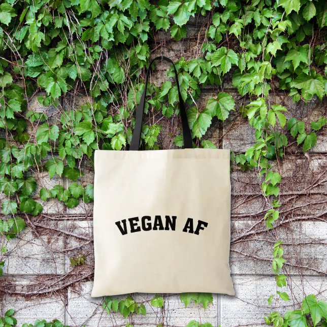 Minimalist Vegan AF Tragetasche (Von Creator hochgeladen)