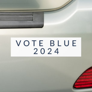 Minimalist Vote Blue Kamala Harris 2024 Autoaufkleber